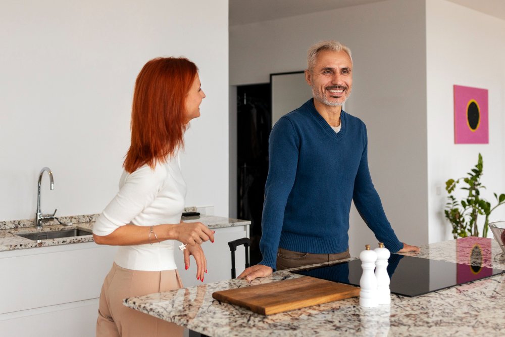 trasloco cucina piano in marmo